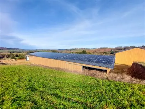 Bâtiment agricole ou industriel après optimisation